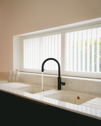 UK made shutters in kitchen